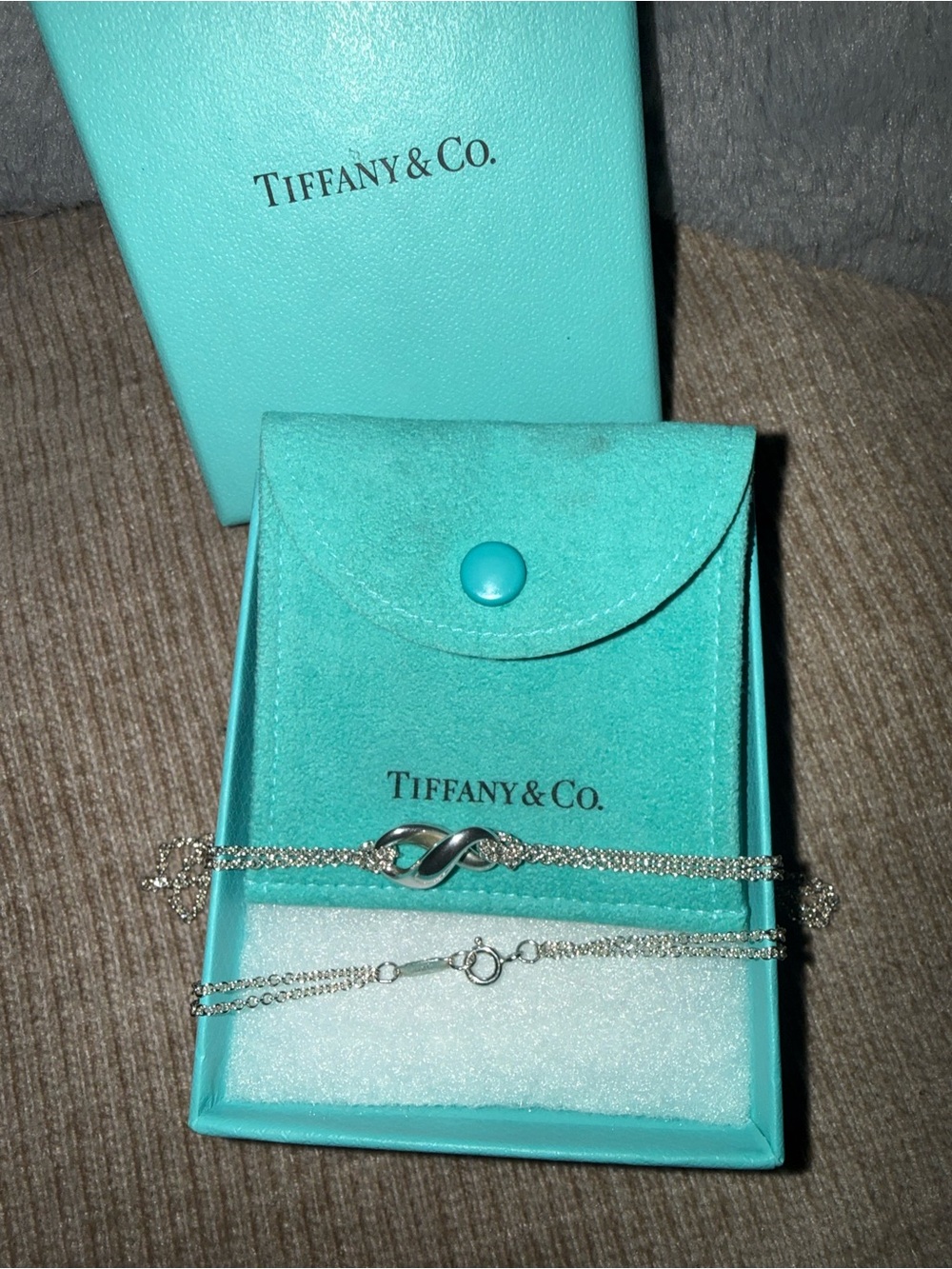 🩵 Tiffany & Co. Double Infinity Necklace - Picture 5 of 7